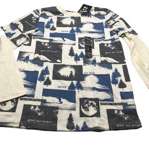 Boys graphic long sleeve tee size Large